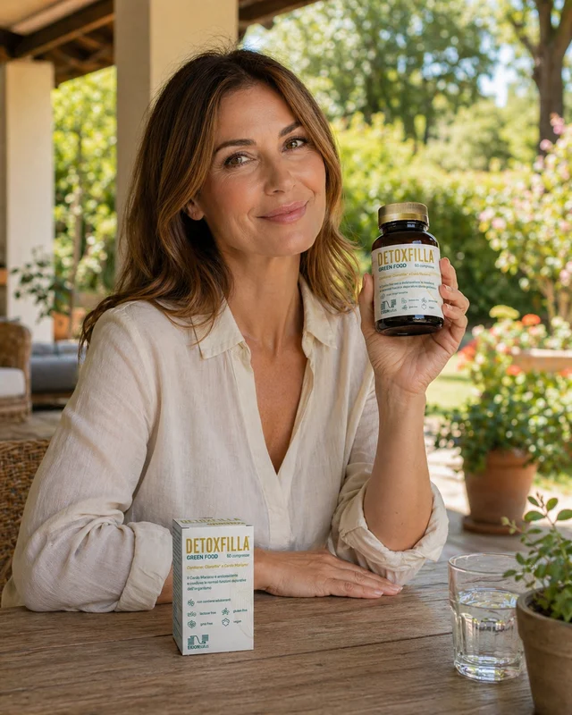 Donna che utilizza Detoxfilla