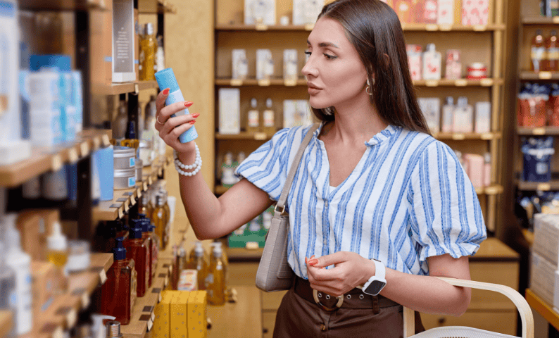 scelta dei prodotti cosmetici