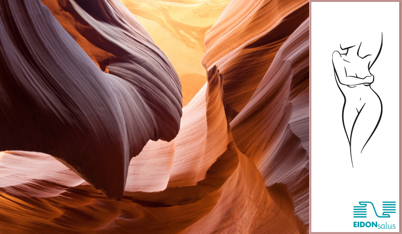 rappresentazione astratta dei fastidi causati dalla secchezza intima